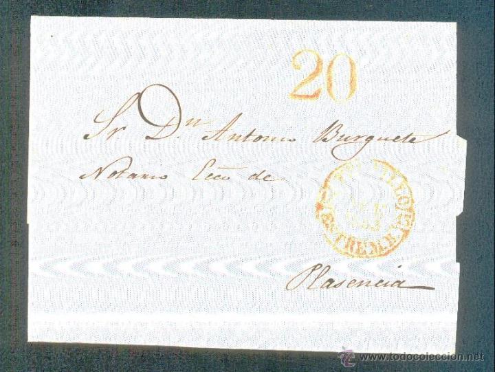 Sellos: 1853.- TRUJILLO A PLASENCIA - Foto 1