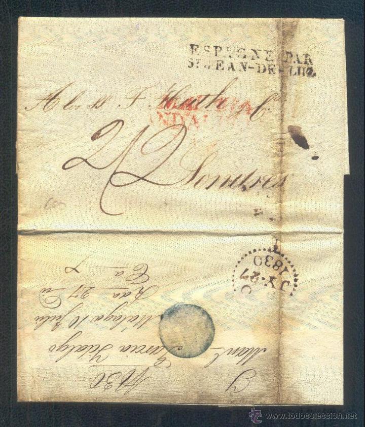 Sellos: 1830.- M&Aacute;LAGA A LONDR&Eacute;S - Foto 1