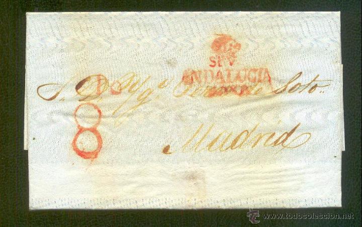 Sellos: 1837.- SEVILLA A MADRID - Foto 1