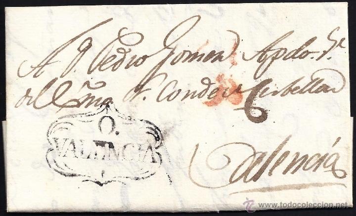 Sellos: 1820 Oliva a Valencia - Foto 1