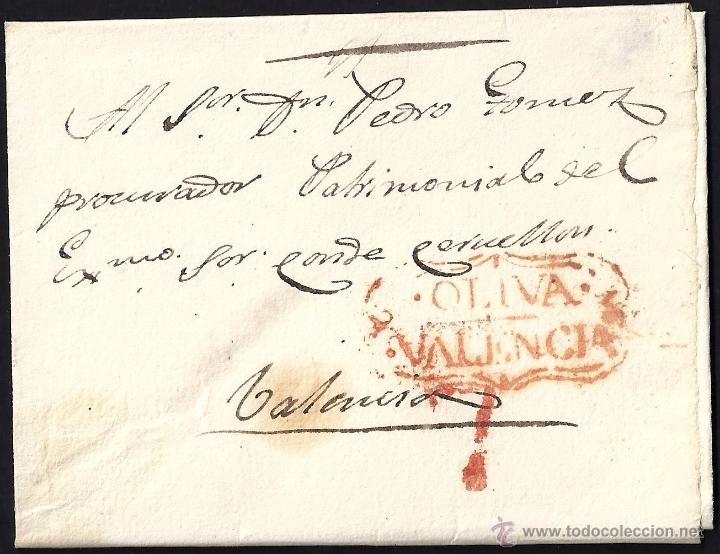 Sellos: 1834 Oliva a Valencia - Foto 1