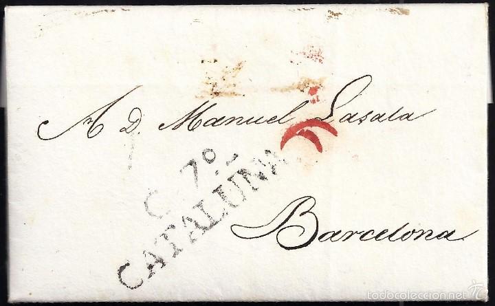 Sellos: 1829 Calaf a Barcelona - Foto 1