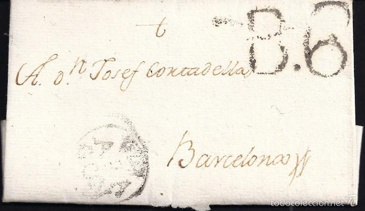 Sellos: 1795 Ejea a Barcelona - Foto 1