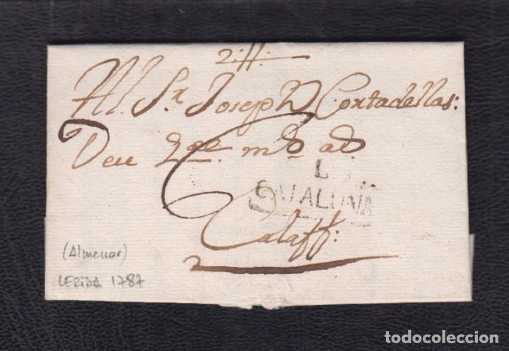 Sellos: 1787.- ALMENAR A CALAF - Foto 1