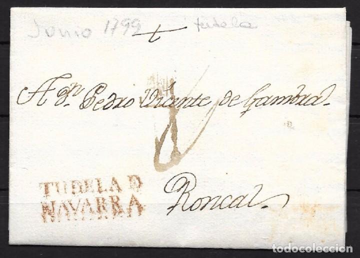 Sellos: 1799. MARCA DE TUDELA - Foto 1