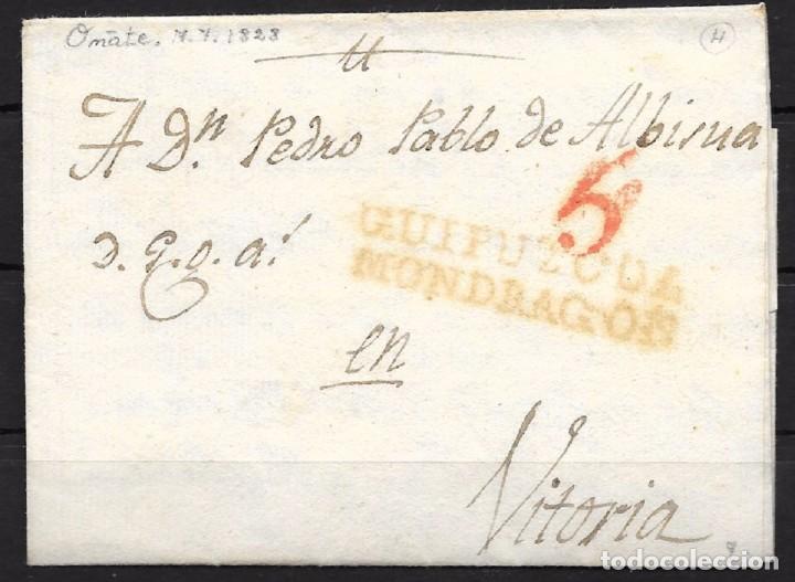 Sellos: 1823. MARCA DE MONDRAGON - Foto 1