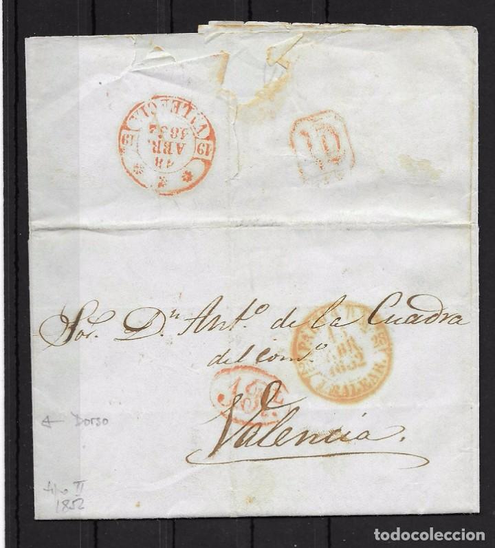 Sellos: 1852. MARCA DE VALENCIA - Foto 1