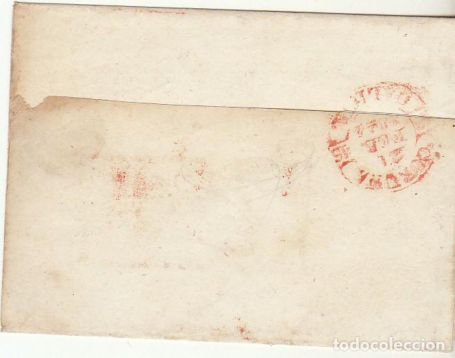 Sellos: FRONTAL : BILBAO a CORU&Ntilde;A. 1844. - Foto 2