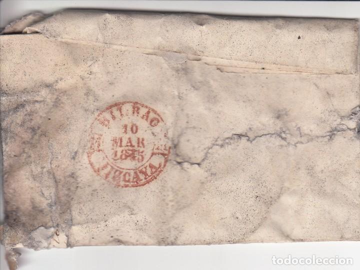 Sellos: CARTA: 1845 BILBAO / completa - Foto 2