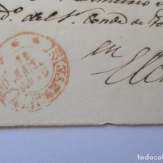 Sellos: FRONTAL DE CARTA O SOBRE - FECHADOR ALICANTE 1846?(NO SE DISTINGUE BIEN). Lote 112232023
