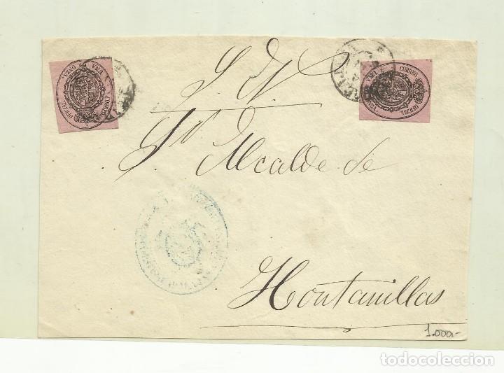 Sellos: frontal  circulada al alcalde de hontanillas - Foto 1
