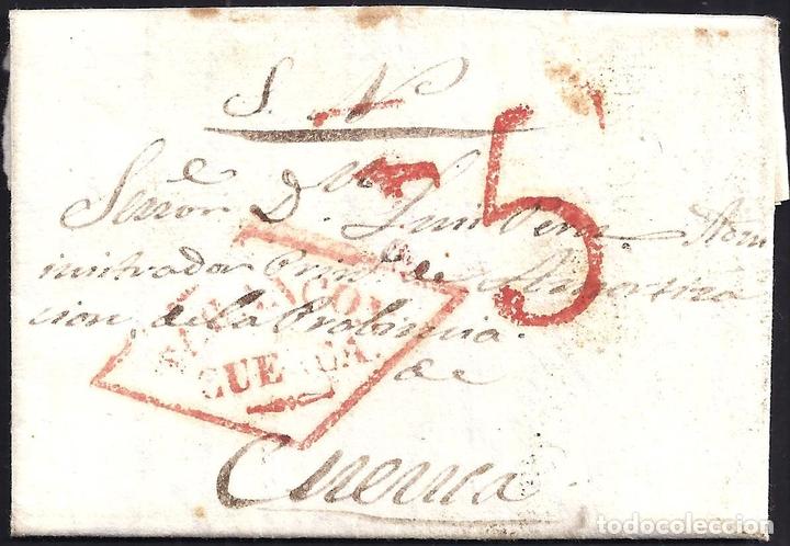 Sellos: 1838. ESPA&Ntilde;A. SPAIN. TARANCON A CUENCA. - Foto 1