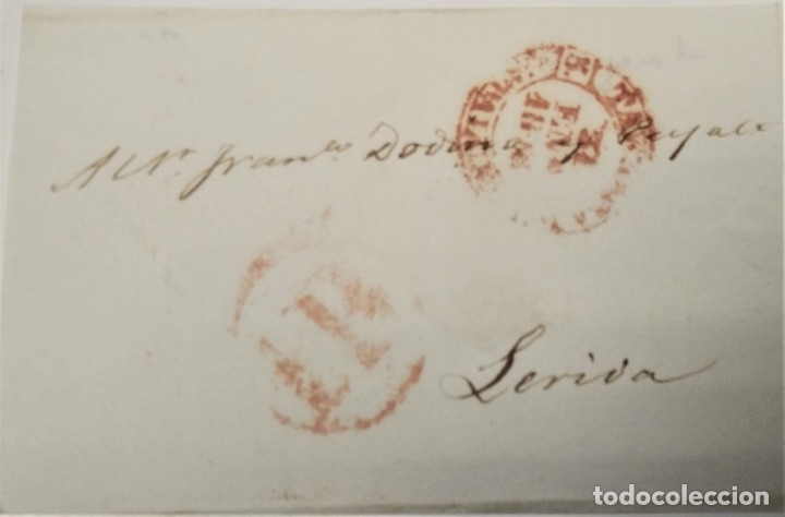 Sellos: FRONTAL PREFILATELICO DE A LERIDA - Foto 1