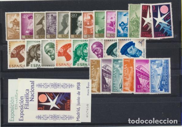 Sellos: Espa&ntilde;a 1958 Completo ** - Foto 1