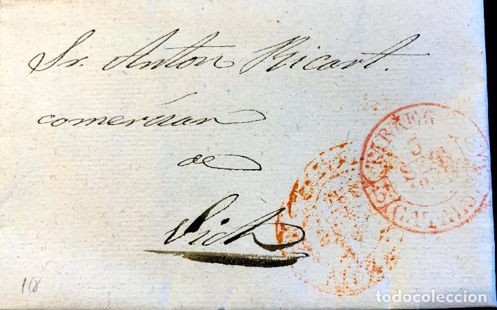 Sellos: 1849. TARREGA-VICH. ENVUELTA COMPLETA - Foto 1