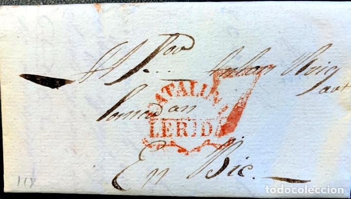 Sellos: 1841. LERIDA-VICH. ENVUELTA COMPLETA - Foto 1