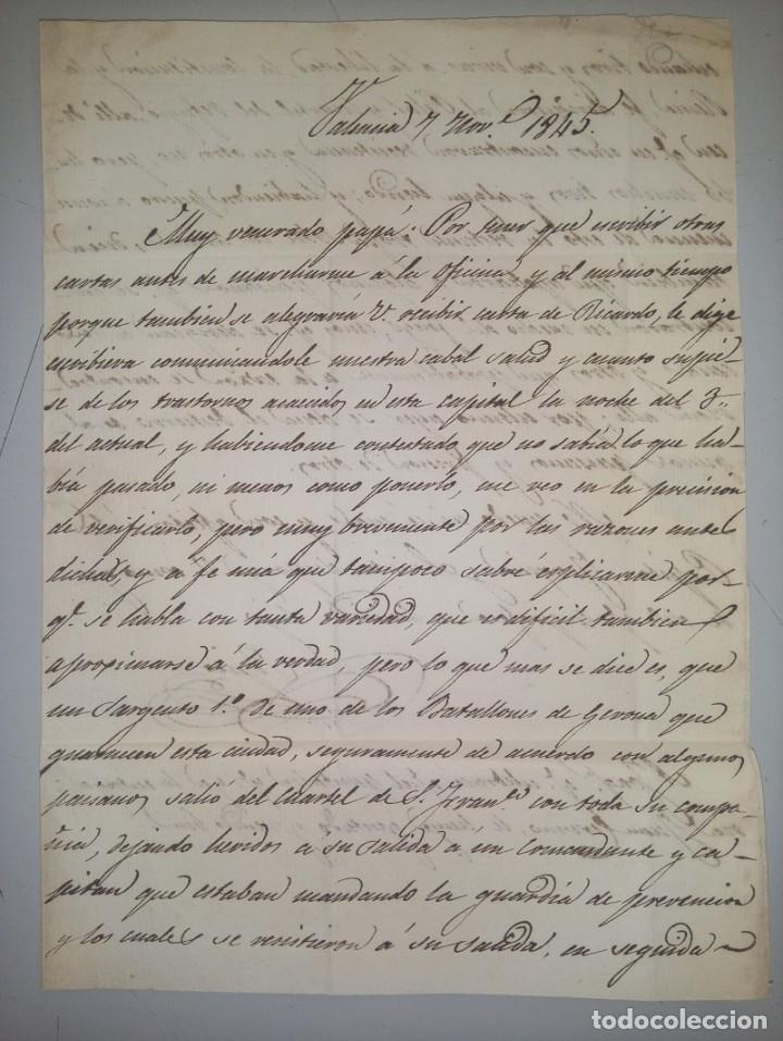 Sellos: 1844.- VALENCIA ONTENIENTE - Foto 2