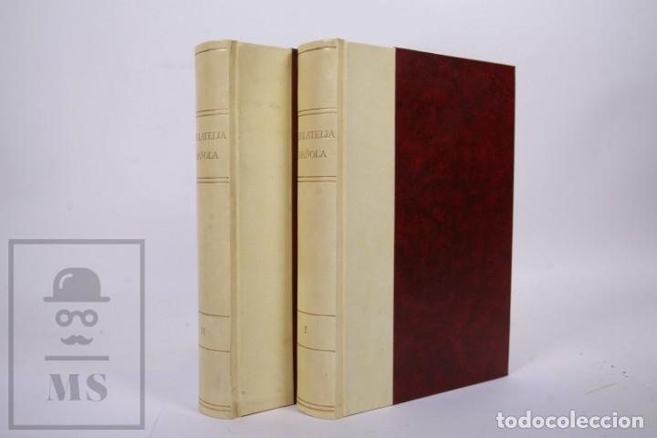 Sellos: Libros -Prefilatelia Española Tomos I y II - Jorge Guinovart, Manuel Tizon - Edición Numerada - 1971 - Foto 1 - 297530663