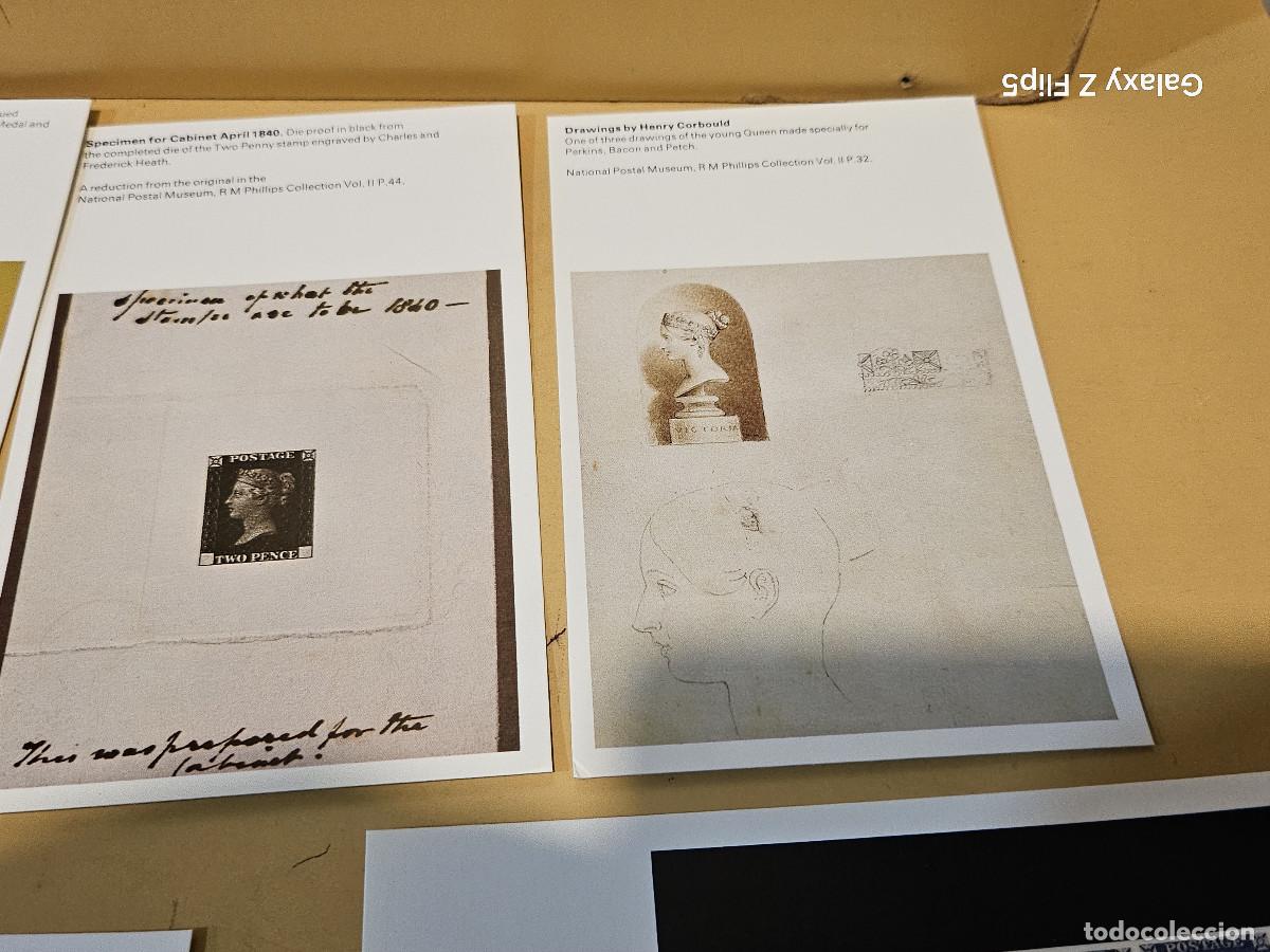 Sellos: 6 postales de sellos - Foto 3