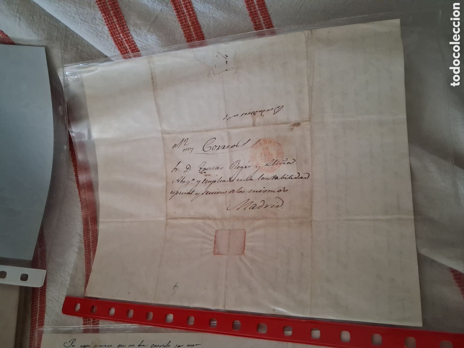 Sellos: 4 cartas mahon baleares 1817 1859 1860 1849 una dirigida al consul Holanda en Barcelona