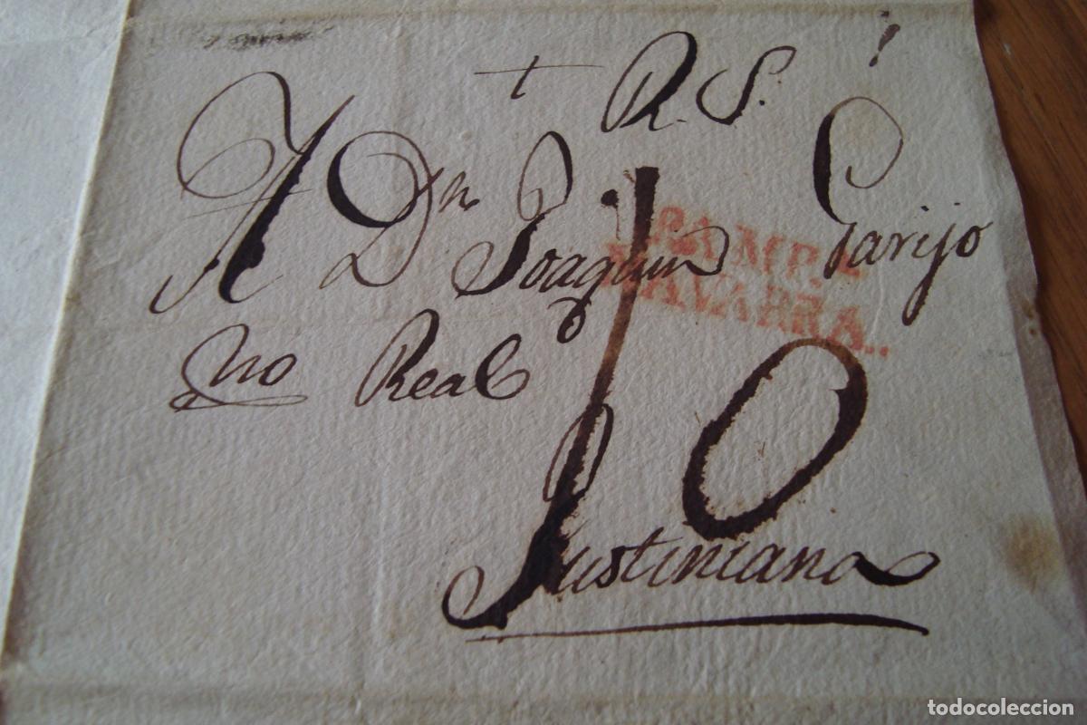 Sellos: PREFILATELIA. JOAQUIN GARIJO DE FUSTI&Ntilde;ANA? CABAVILLA 1831. PAMPLONA- NAVARRA