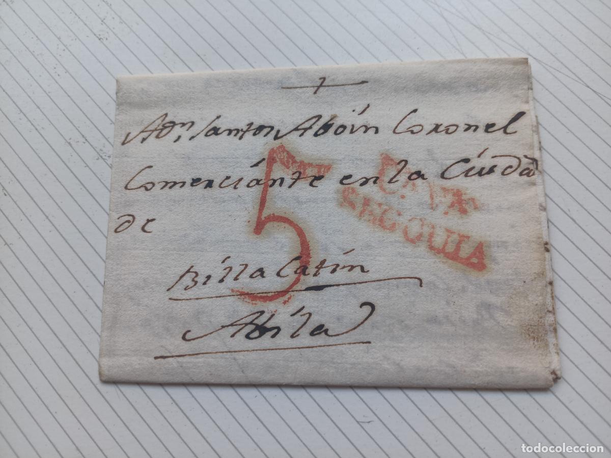 Sellos: PREFILATELIA SEGOVIA A AVILA. CARTA ENTERA