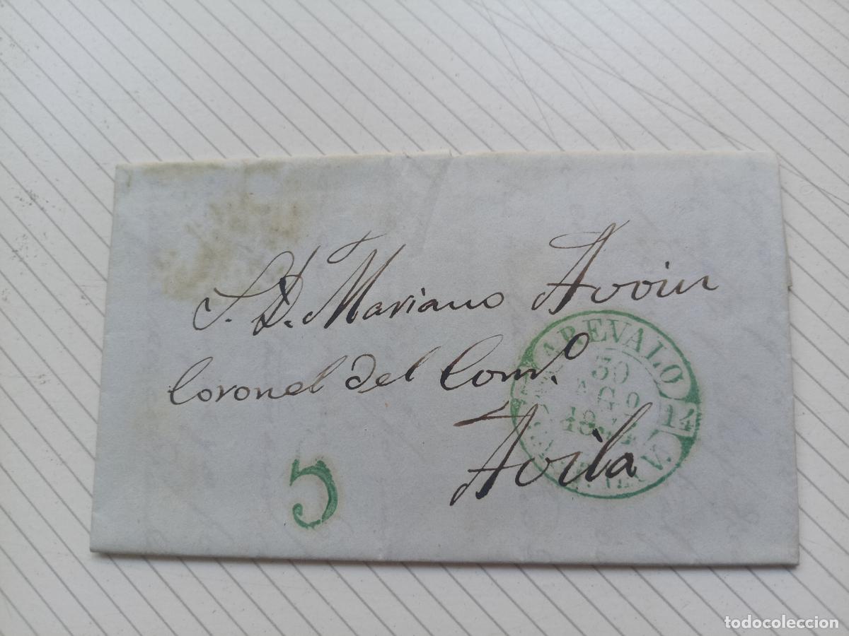 Sellos: PREFILATELIA AREVALO A AVILA. CARTA ENTERA