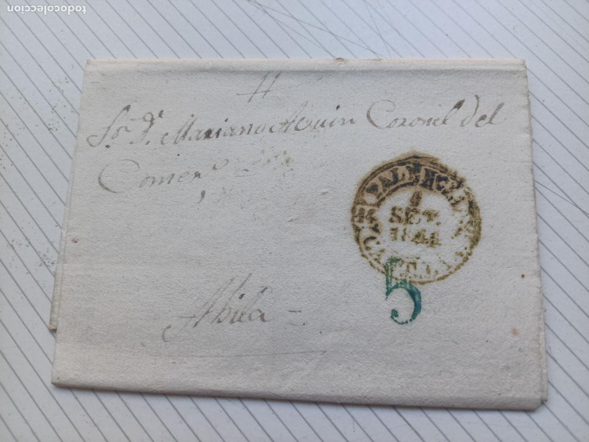 Stamps: PREFILATELIA. CARTA. PALENCIA A AVILA