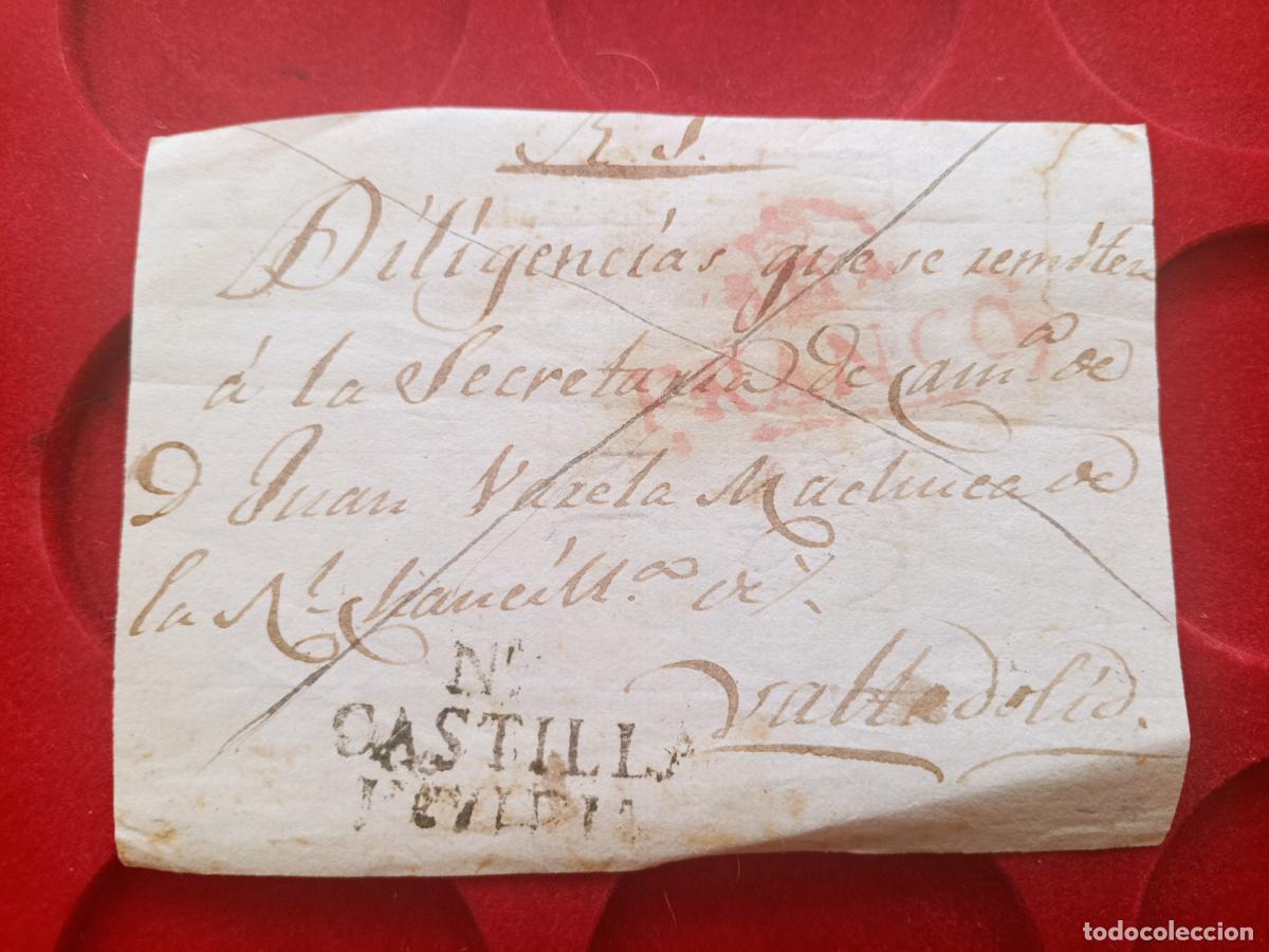 Sellos: Nava del Rey, Valladolid. Medina del Campo 1750. Frontal, prefilatelia