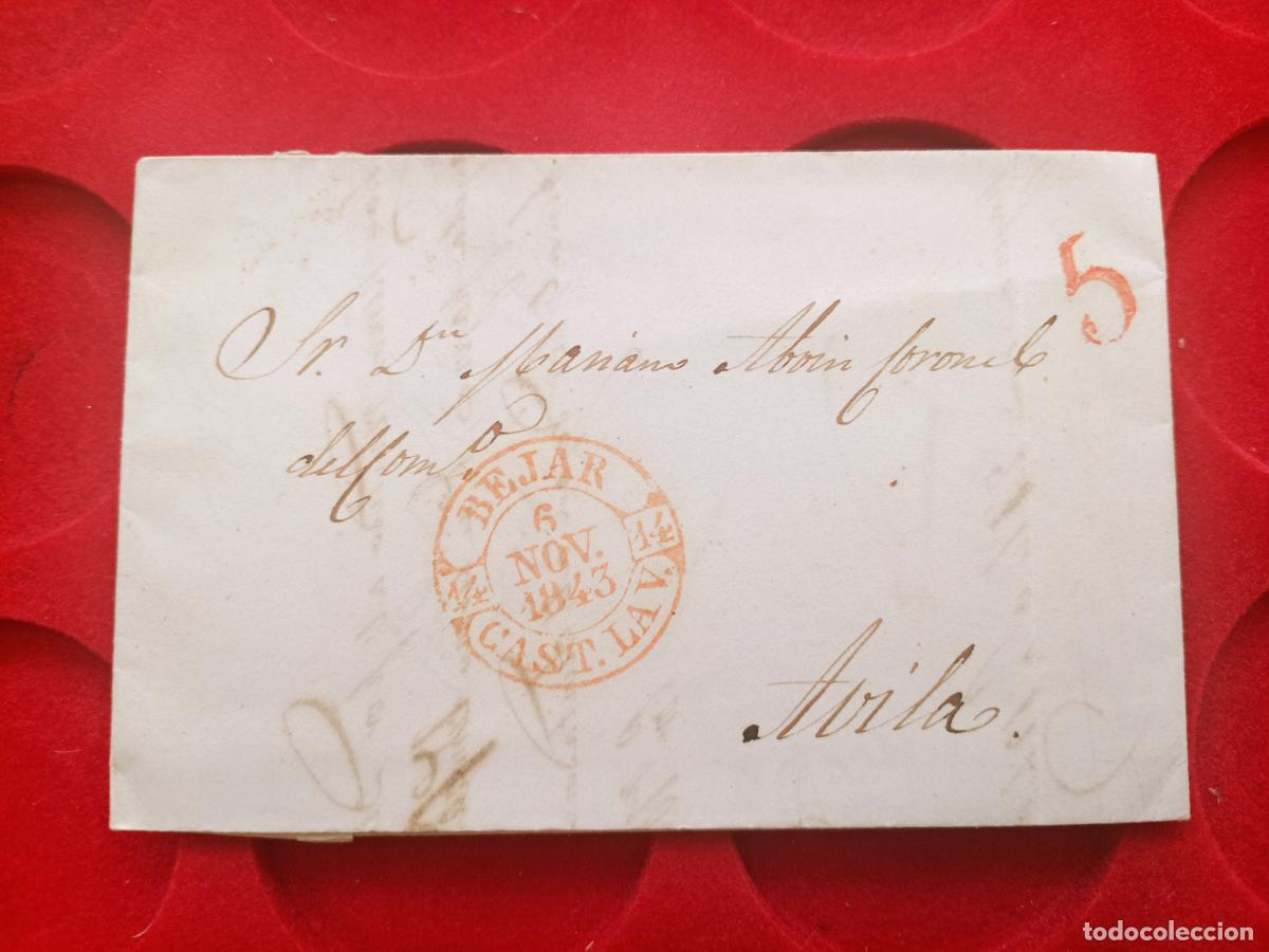 Sellos: PREFILATELIA. CARTA. BEJAR, SALAMANCA 1843