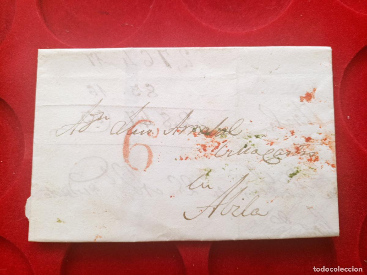 Sellos: PREFILATELIA. CARTA. AVILA