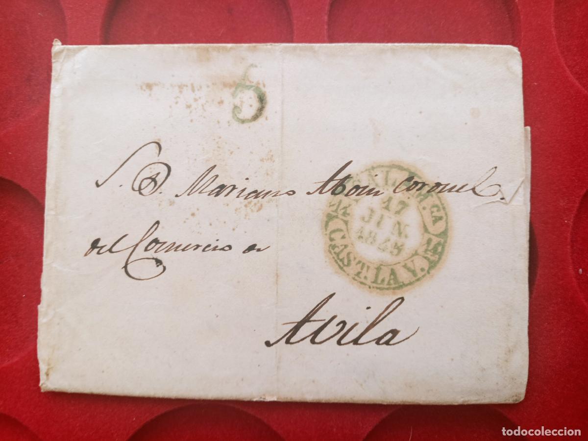 Sellos: PREFILATELIA. Carta completa. Alba de Tormes, Salamanca 1845