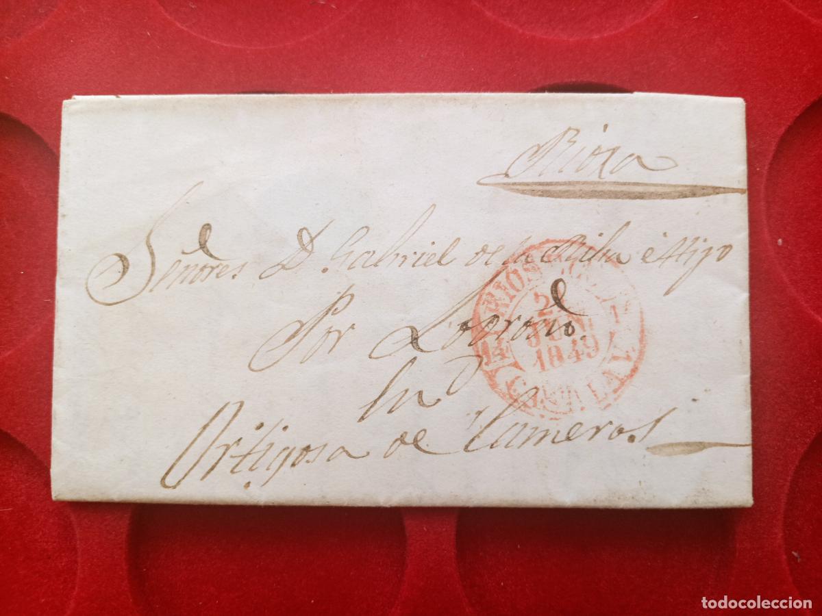 Sellos: PREFILATELIA. Carta completa. Medina de Rioseco, Valladolid a Ortigosa de Cameros