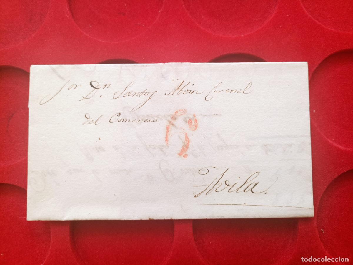 Sellos: PREFILATELIA. Carta. Avila