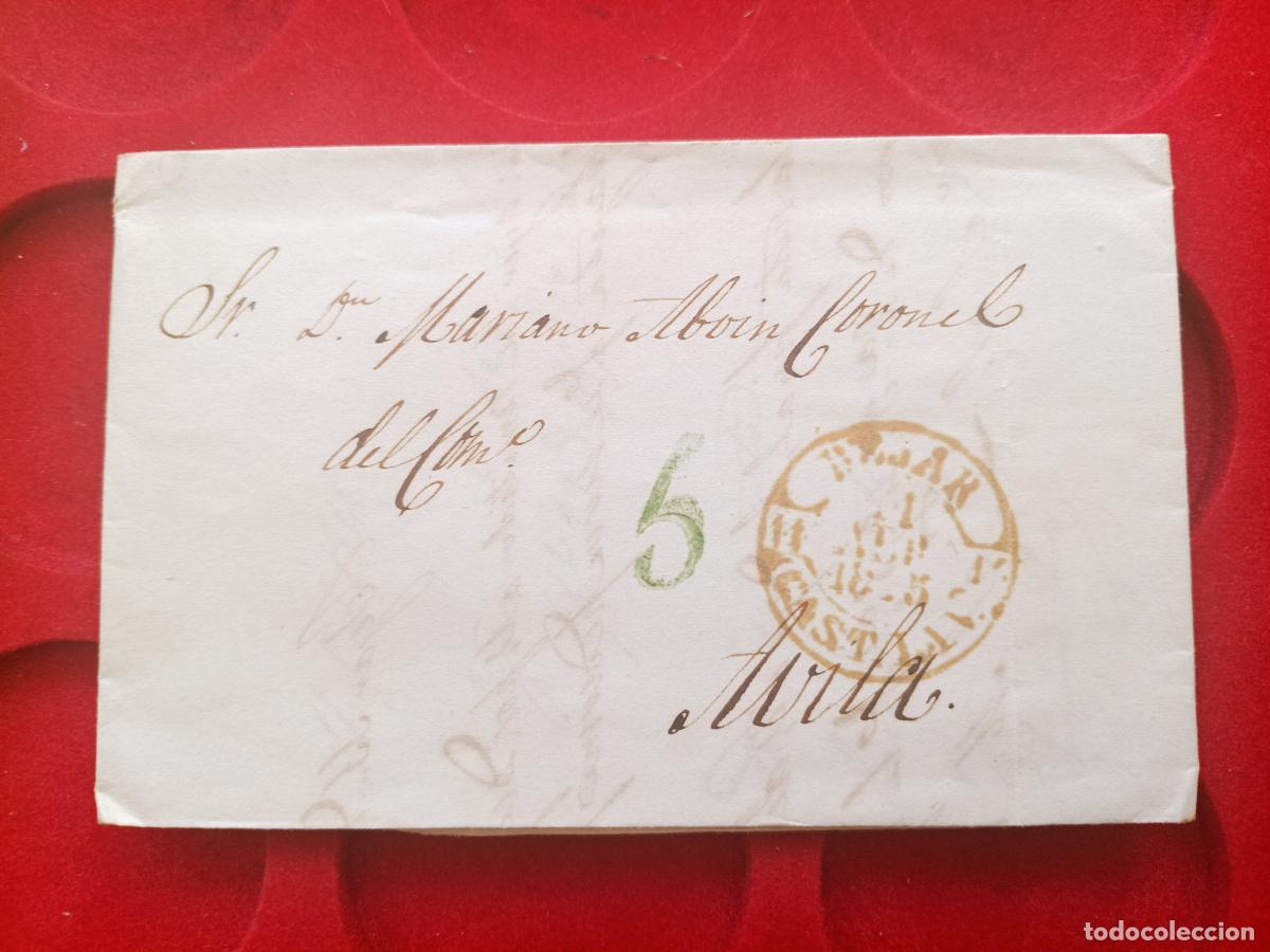 Sellos: PREFILATELIA. Carta. B&eacute;jar a Avila