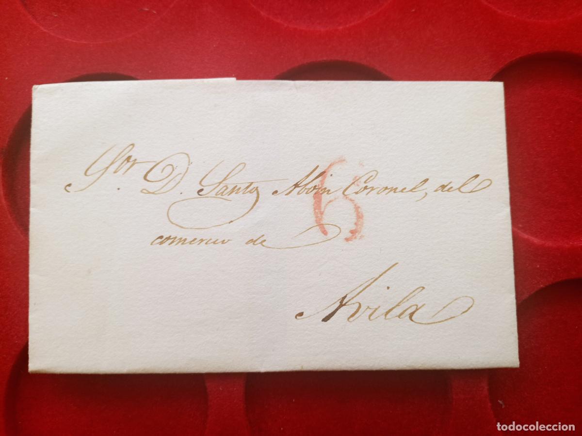 Sellos: PREFILATELIA. Carta. Avila