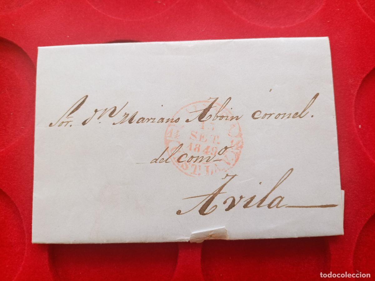 Sellos: PREFILATELIA. Carta. Palencia a Avila