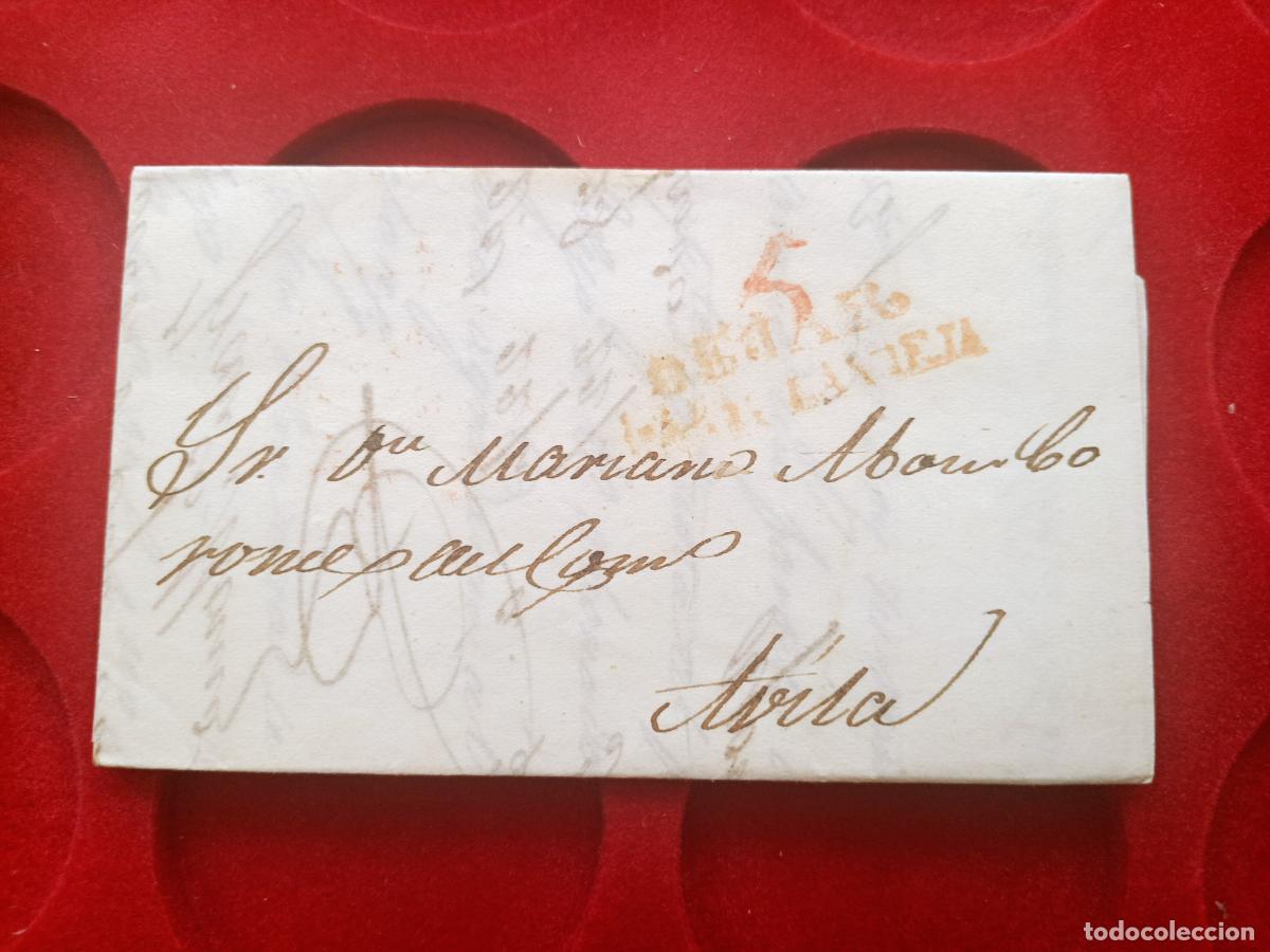 Sellos: PREFILATELIA. Carta. B&eacute;jar, Salamanca 1843