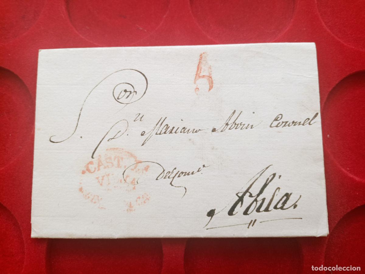 Sellos: PREFILATELIA. Carta. Avila