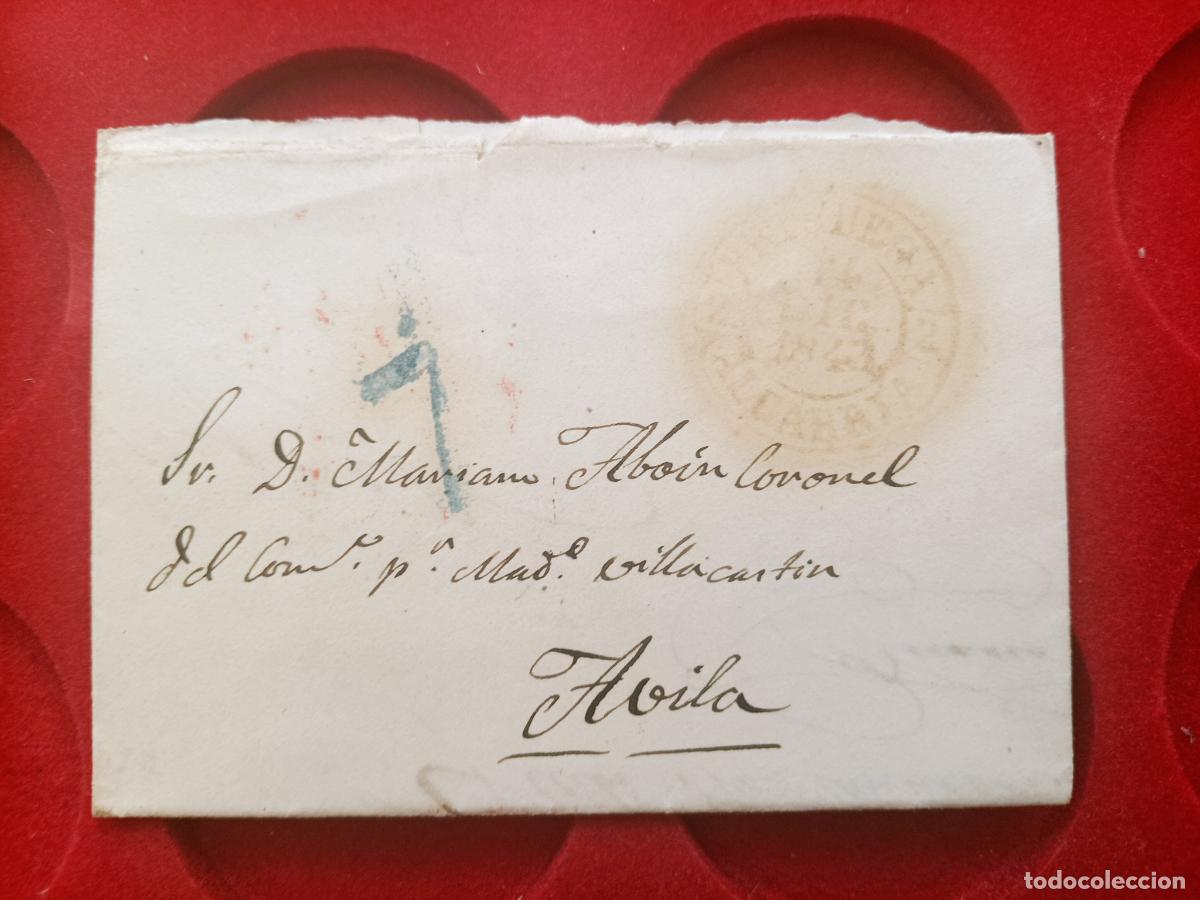 Sellos: PREFILATELIA. Carta. Brihuega, Alcarria 1843