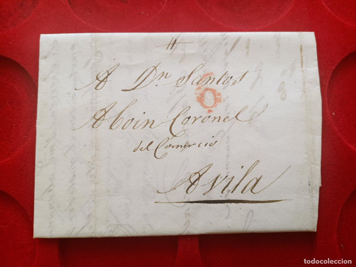 Sellos: PREFILATELIA. Carta. Avila 1822
