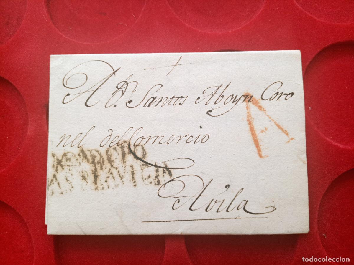 Sellos: PREFILATELIA. Carta. Medina del Campo, Valladolid 1801