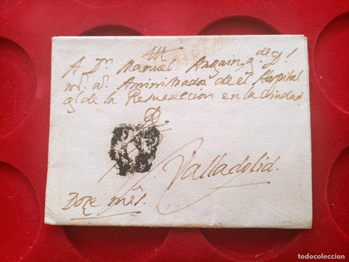 Timbres: Valladolid. Carta 1742 a Valladolid. Prefilatelia. No catalogada