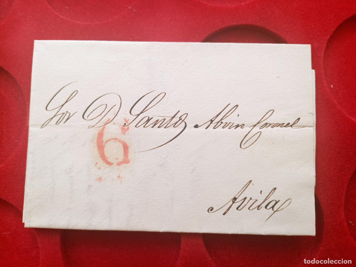 Sellos: Avila. Prefilatelia. Carta completa