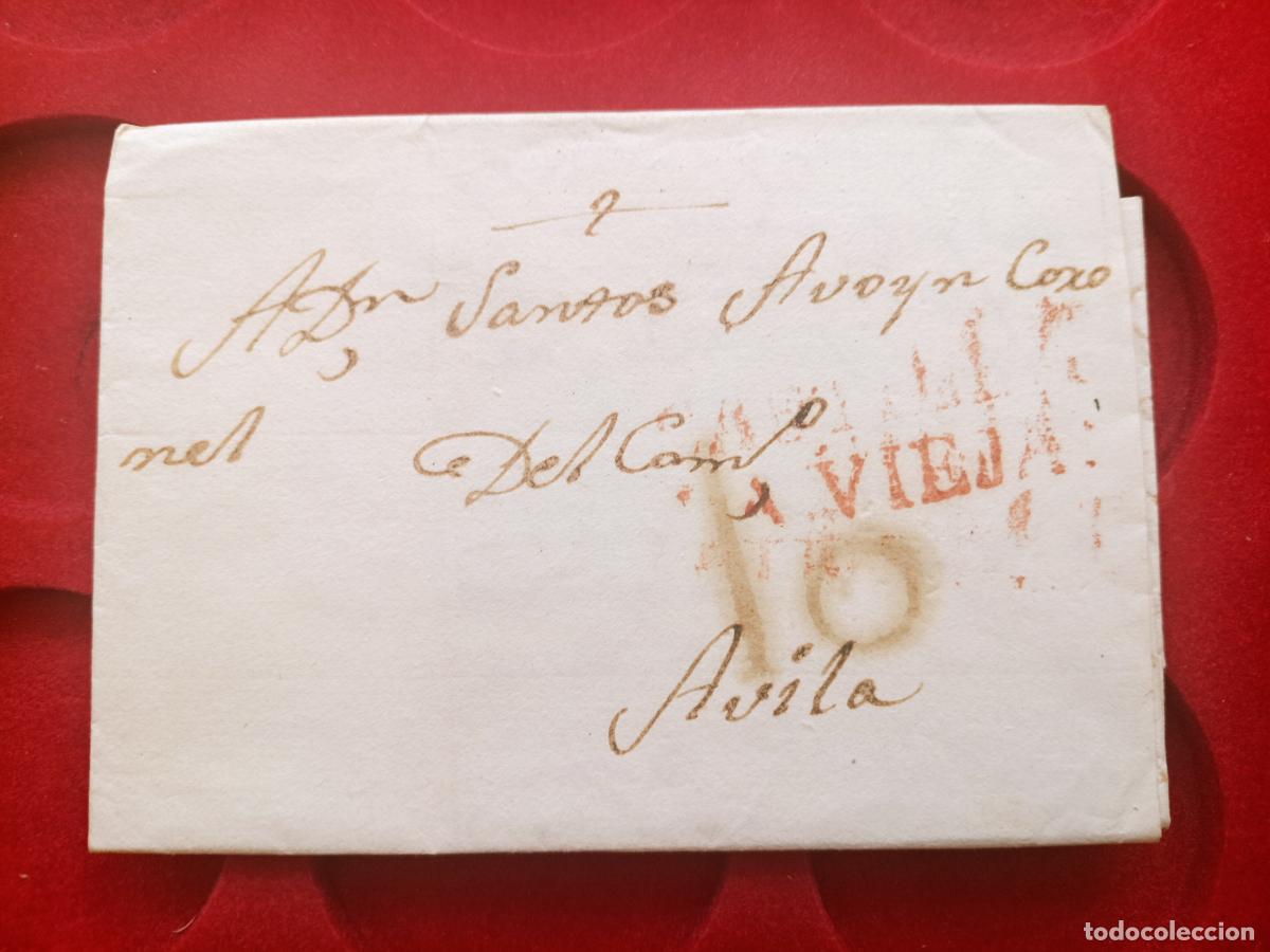 Sellos: PREFILATELIA. CARTA ENTERA AVILA