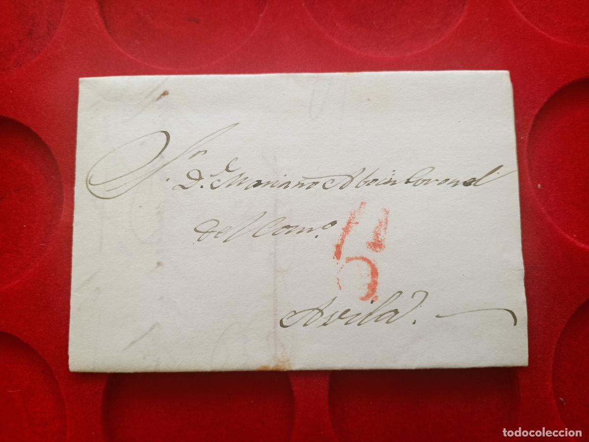 Sellos: PREFILATELIA. CARTA ENTERA AVILA