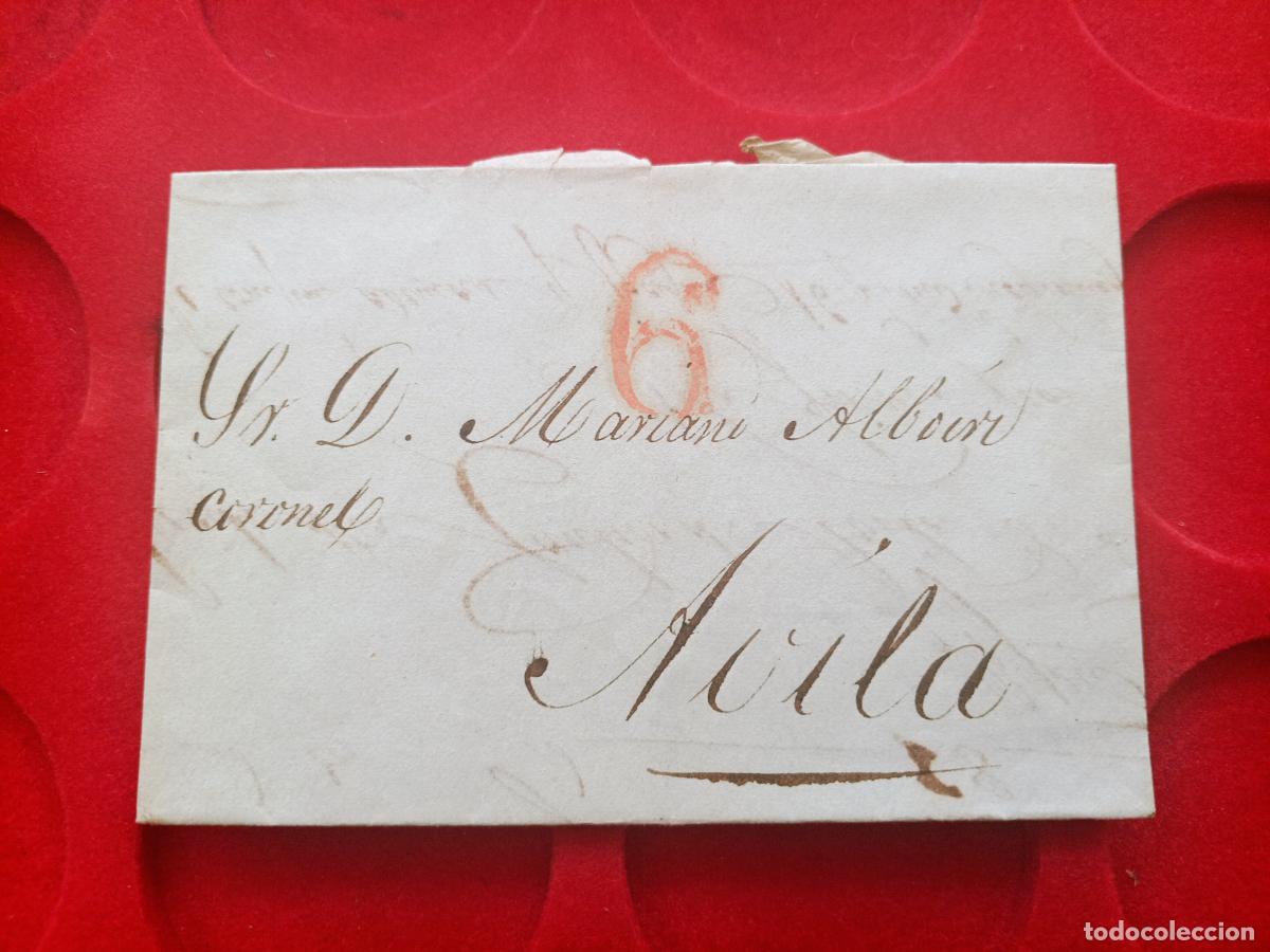 Sellos: PREFILATELIA. CARTA ENTERA AVILA