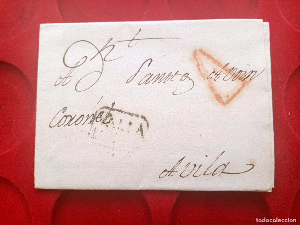 Sellos: PREFILATELIA. CARTA ENTERA VALLADOLID AVILA 1801