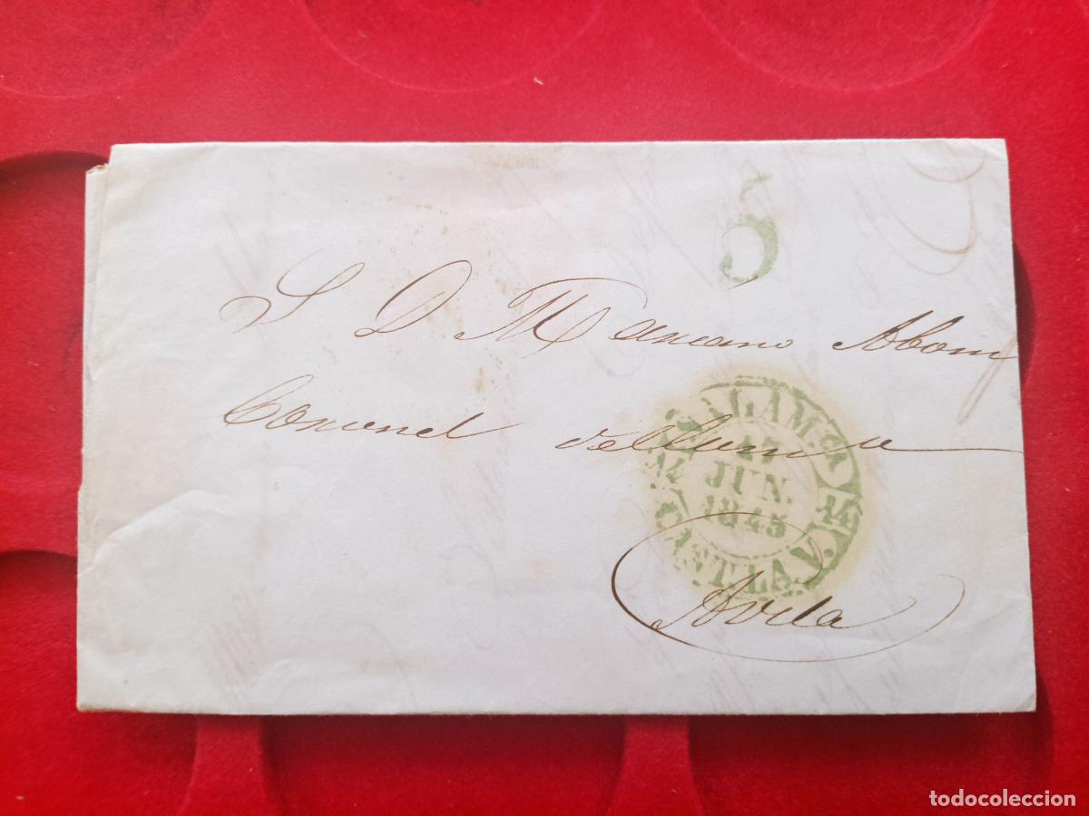 Sellos: PREFILATELIA. CARTA ENTERA SALAMANCA A AVILA