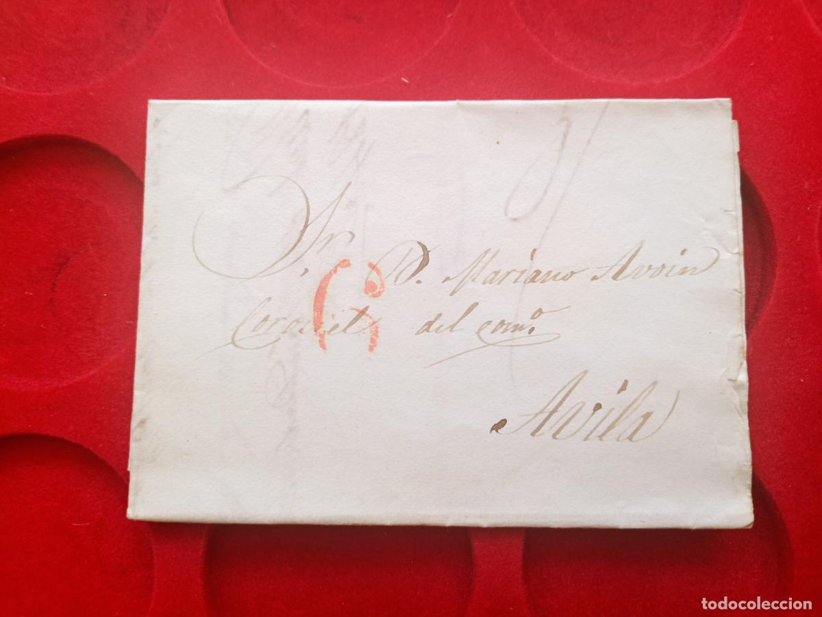 Sellos: PREFILATELIA. CARTA ENTERA AVILA